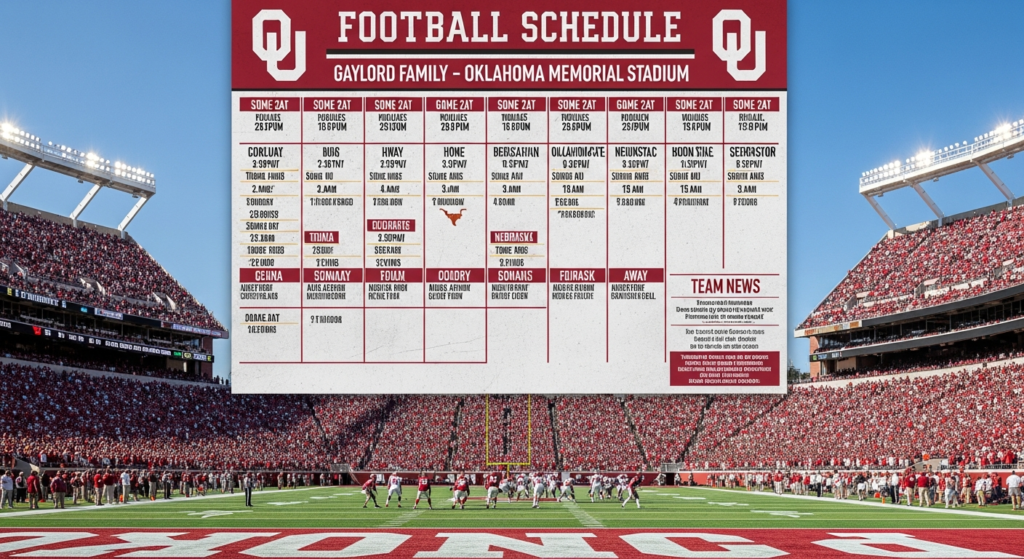 OU football schedule