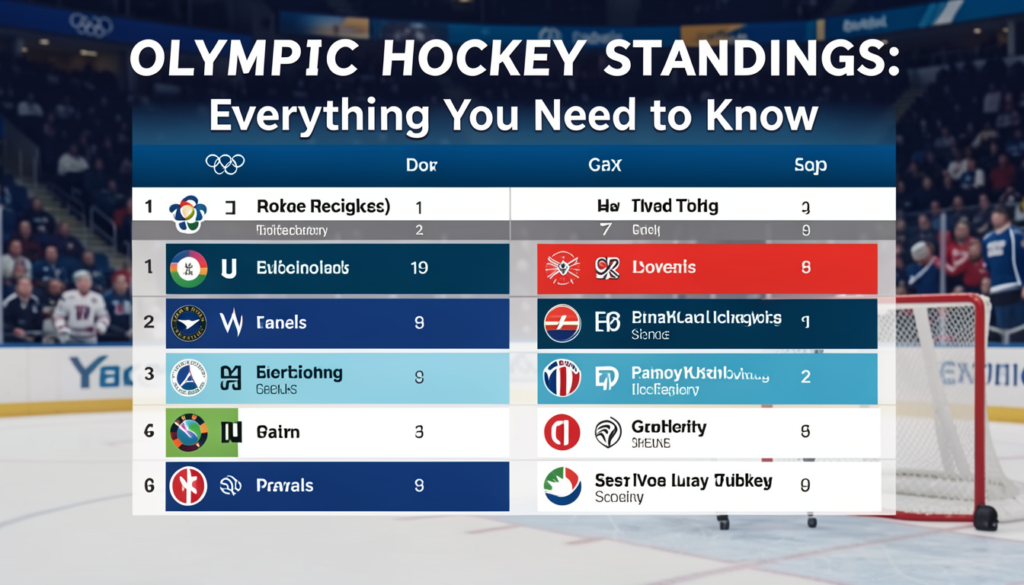 Olympic Hockey Standings