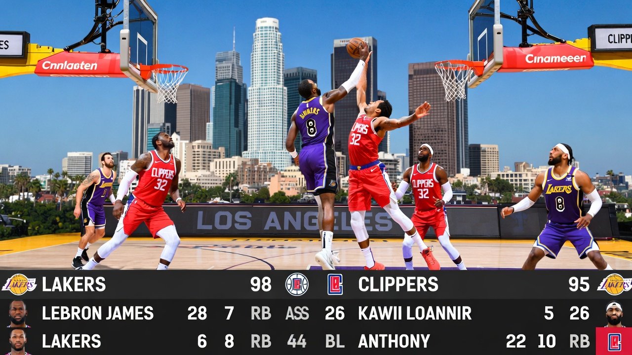 Lakers vs LA Clippers Match Player Stats